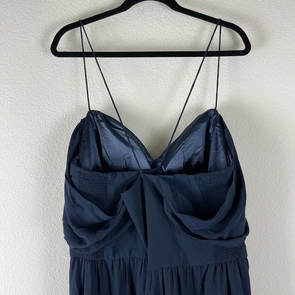 City Chic Womens Large 20 Maxi Entwine Dress Navy Blue Cocktail Dress NWT - Picture 8 of 12